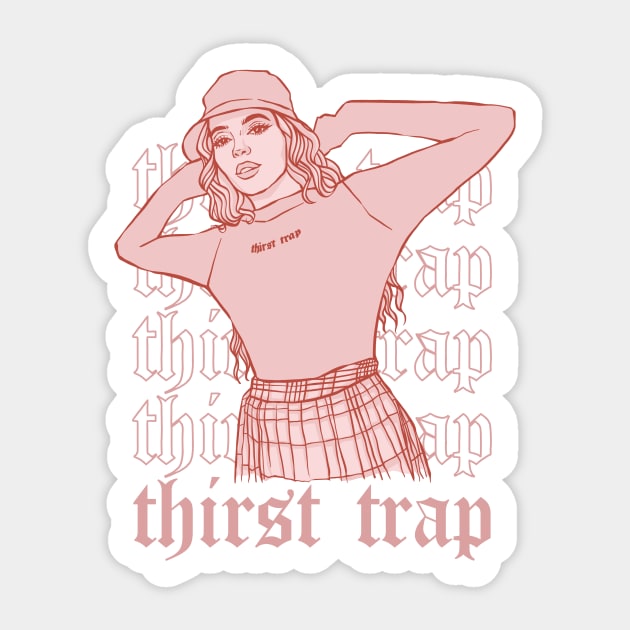 Thirst Trap Sticker by CharlottePenn